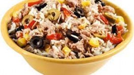 Salade de riz à la Niçoise Maison